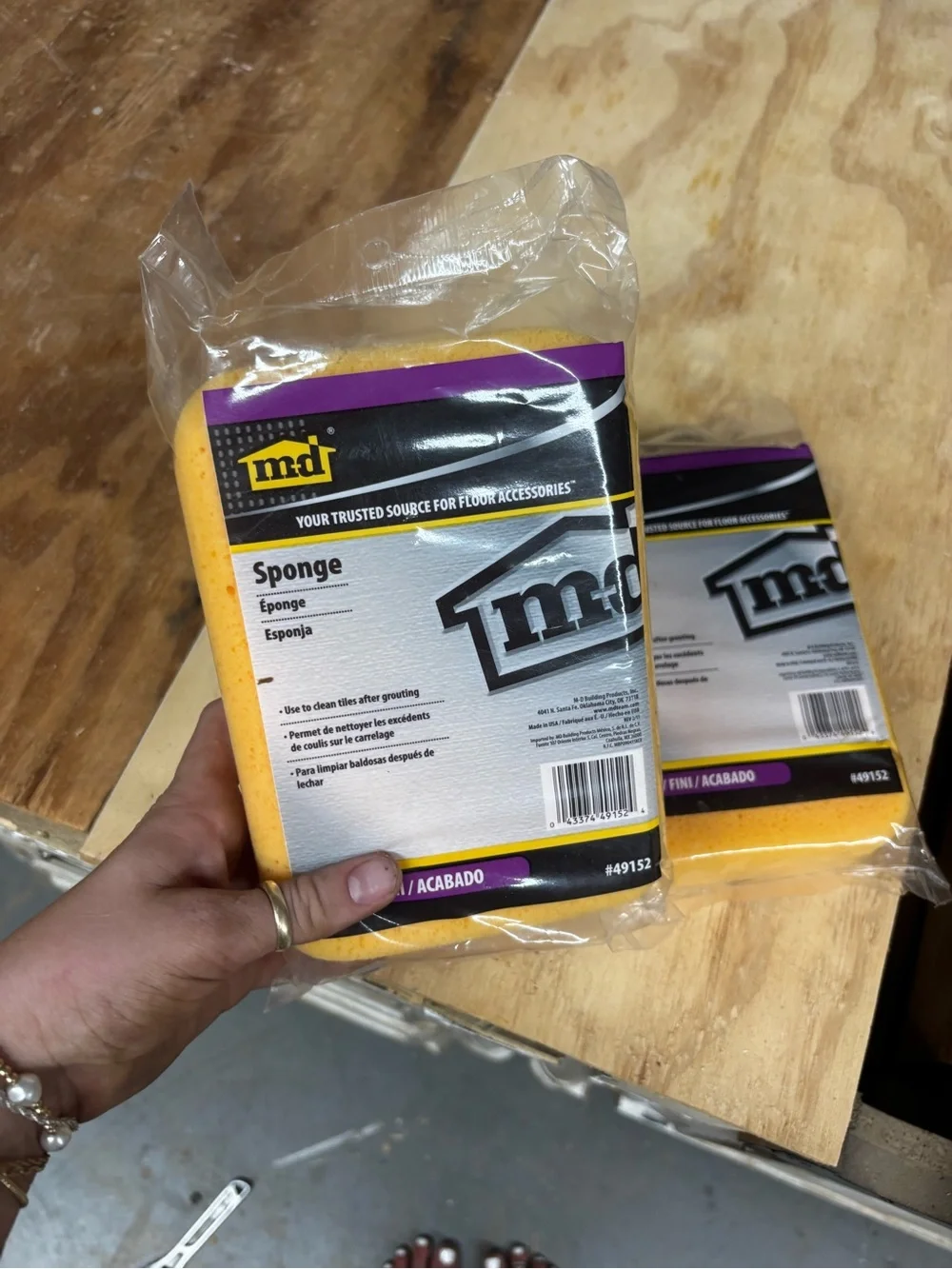 Floor Accessories Yellow Finish Sponge - Pack of 3